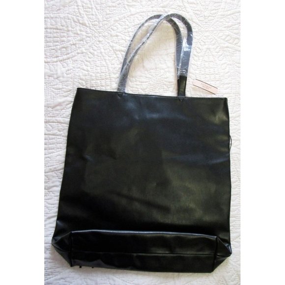 Victoria's Secret Logo - Flirty Fringe Tote Bag Black - NWT Purse Shoulder Bag - Picture 7 of 11